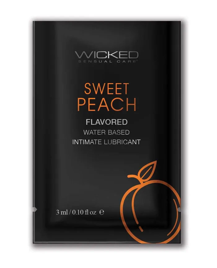 Lubricants Wicked Sensual Care Wicked Sensual Care Water Based Lubricant 1 oz Sweet Peach Lubricants Wicked Sensual Care Wicked Sensual Care Water Based Lubricant 1 oz Sweet Peach