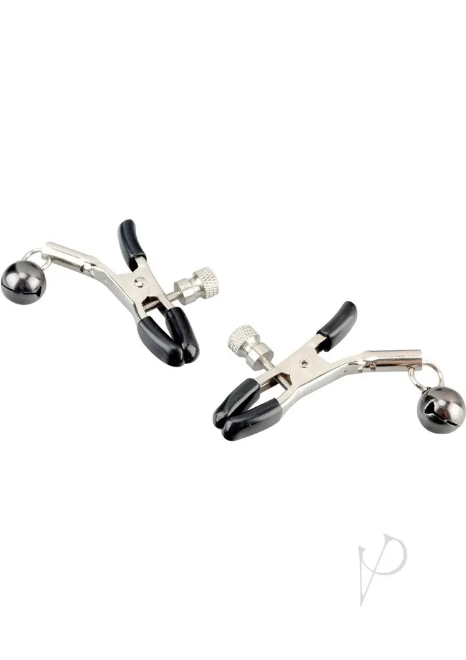 Lux Fetish Bell Nipple Clips Lux Fetish Female Sex Toys Lux Fetish Bell Nipple Clips Lux Fetish Female Sex Toys