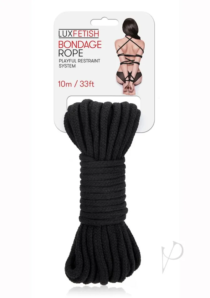 Lux Fetish Couples Lux Fetish Bondage Rope 10m Black