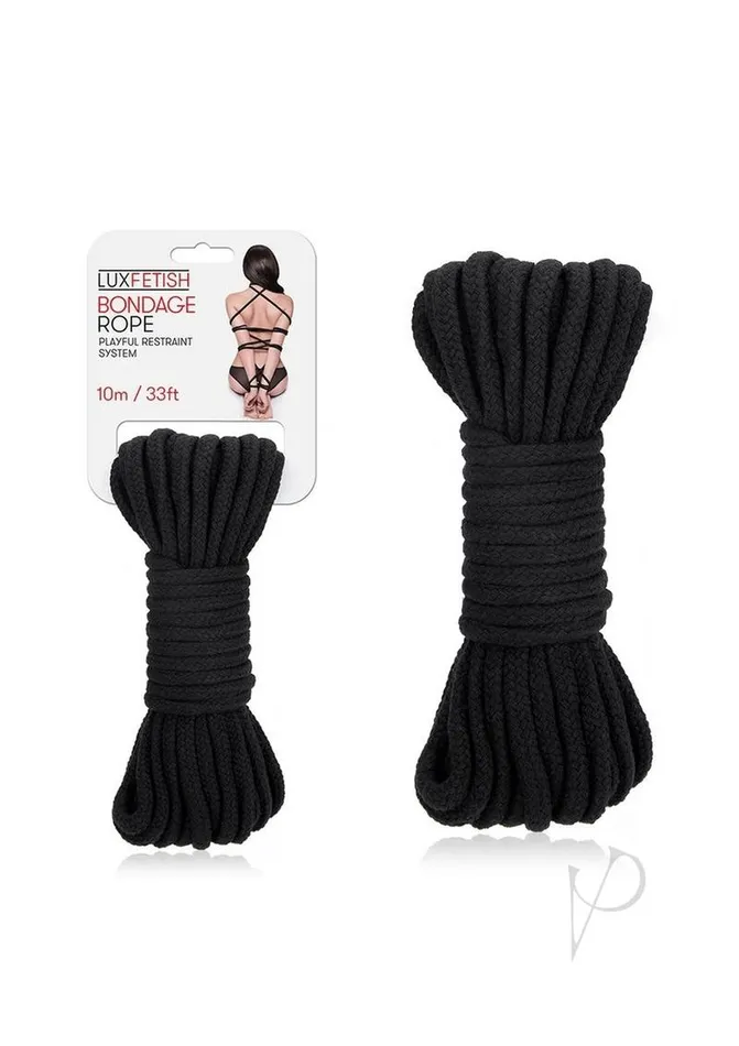 Lux Fetish Couples Lux Fetish Bondage Rope 10m Black Lux Fetish Couples Lux Fetish Bondage Rope 10m Black