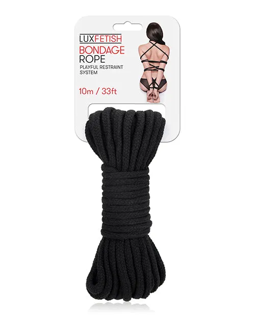 Lux Fetish Couples Lux Fetish Bondage Rope 10m Black Lux Fetish Couples Lux Fetish Bondage Rope 10m Black