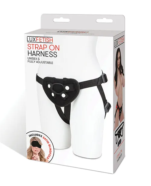 Lux Fetish Female Sex Toys Lux Fetish Neoprene StrapOn Harness Black Lux Fetish Female Sex Toys Lux Fetish Neoprene StrapOn Harness Black
