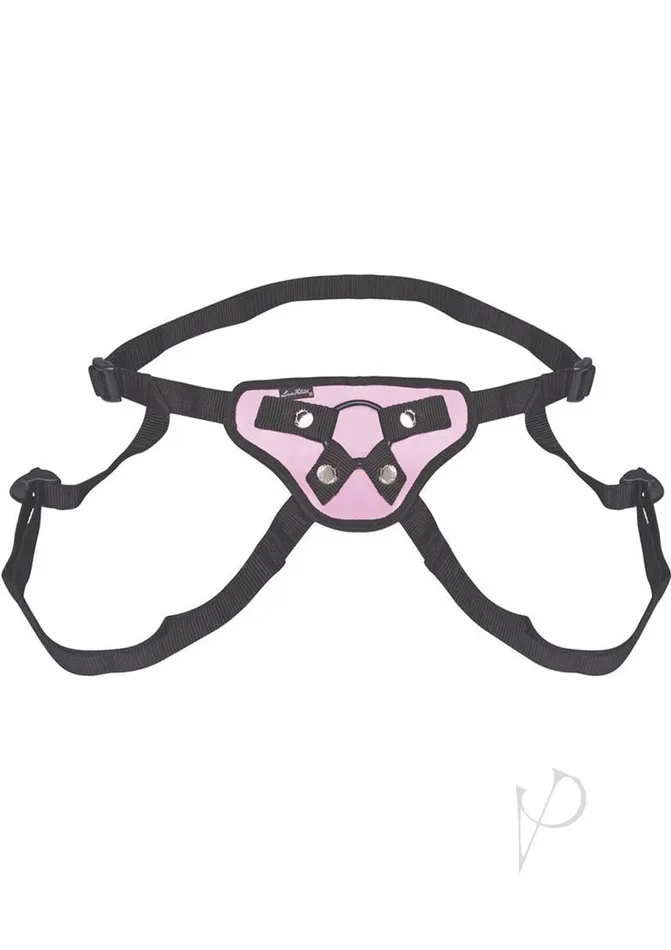 Lux Fetish Pretty In Pink StrapOn Harness Adjustable Lux Fetish Female Sex Toys