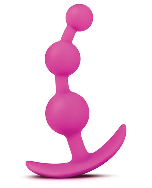 Luxe Be Me 3 Silicone Butt Plug Pink Luxe Anal Luxe Be Me 3 Silicone Butt Plug Pink Luxe Anal