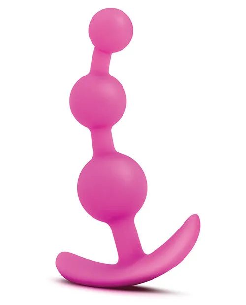 Luxe Be Me 3 Silicone Butt Plug Pink Luxe Anal Luxe Be Me 3 Silicone Butt Plug Pink Luxe Anal