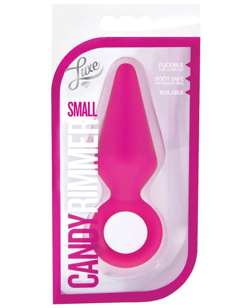 Luxe Luxe Candy Rimmer Silicone Butt Plug Small Pink Anal Luxe Luxe Candy Rimmer Silicone Butt Plug Small Pink Anal