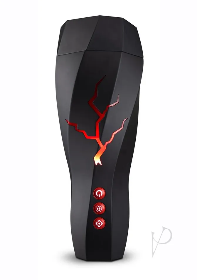 M For Men Storm Rechargeable Masturbator BlackRed M For Men Male Sex Toys