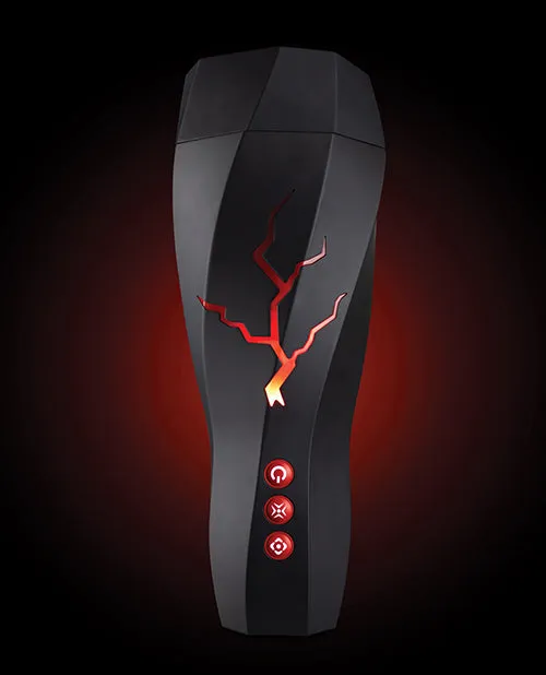 M For Men Storm Rechargeable Masturbator BlackRed M For Men Male Sex Toys