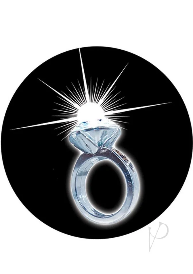 Male Sex Toys Bachelorette Party Light Up Diamond Ring 5 Per Pack Bachelorette