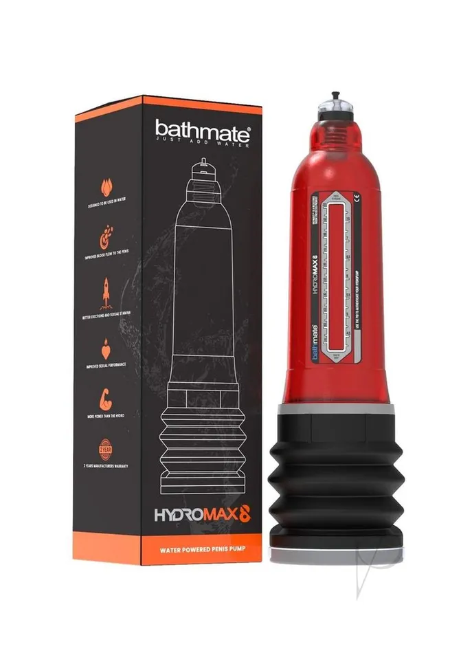 Male Sex Toys Bathmate Hydromax8 Penis Pump Red