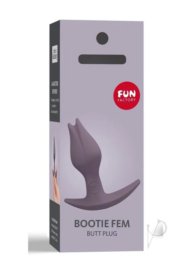 Male Sex Toys Bootie Fem Silicone Anal Plug Dark Taupe Fun Factory