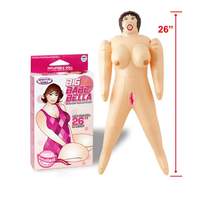 Male Sex Toys Excellent Power Big Babe Bella Mini Inflatable Doll