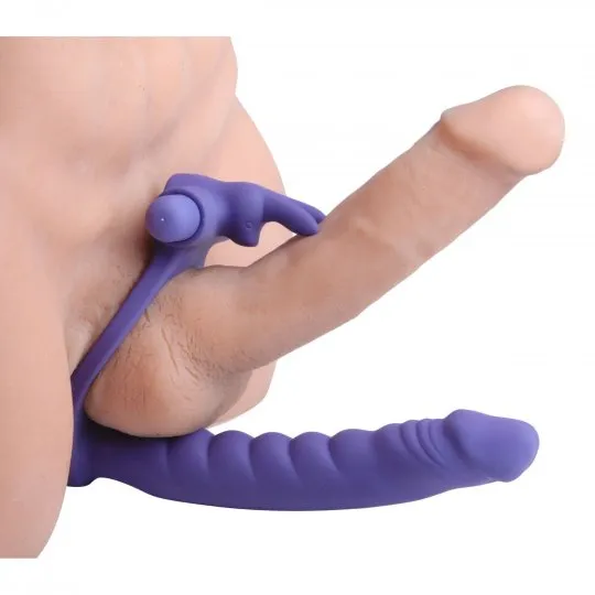 Male Sex Toys Frisky Double Delight Dual Penetration Vibrating Rabbit Cock Ring Male Sex Toys Frisky Double Delight Dual Penetration Vibrating Rabbit Cock Ring