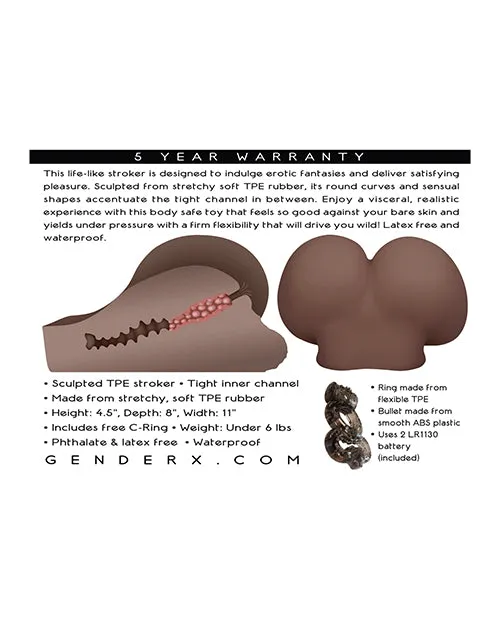 Male Sex Toys Gender X A Handful Male Anal Masturbator Chocolate Gender X