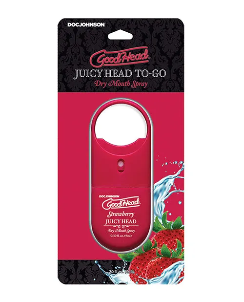Male Sex Toys GoodHead Juicy Head Dry Mouth Spray ToGo Strawberry 30oz Good Head Male Sex Toys GoodHead Juicy Head Dry Mouth Spray ToGo Strawberry 30oz Good Head