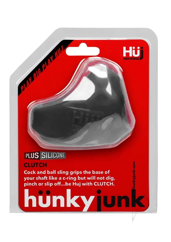 Male Sex Toys Hunkyjunk Hunkyjunk Clutch Silicone Cock and Ball Sling Black Male Sex Toys Hunkyjunk Hunkyjunk Clutch Silicone Cock and Ball Sling Black