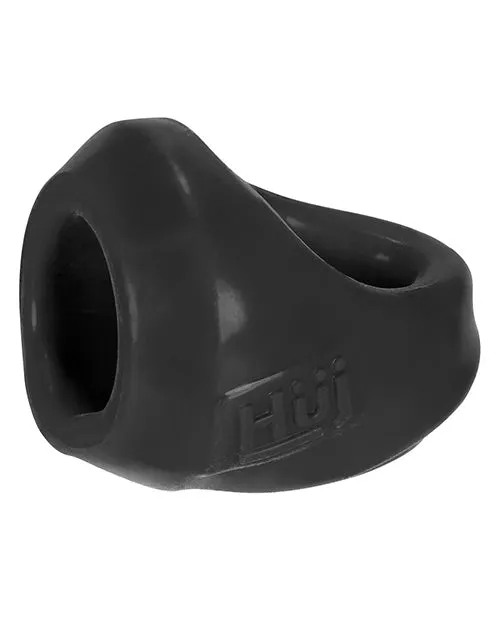 Male Sex Toys Hunkyjunk Hunkyjunk Clutch Silicone Cock and Ball Sling Black
