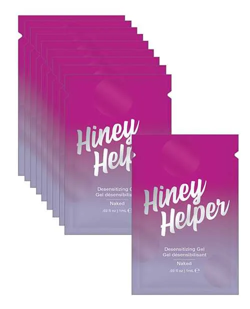 Male Sex Toys Jelique Hiney Helper Foil 1 ml Pack of 24