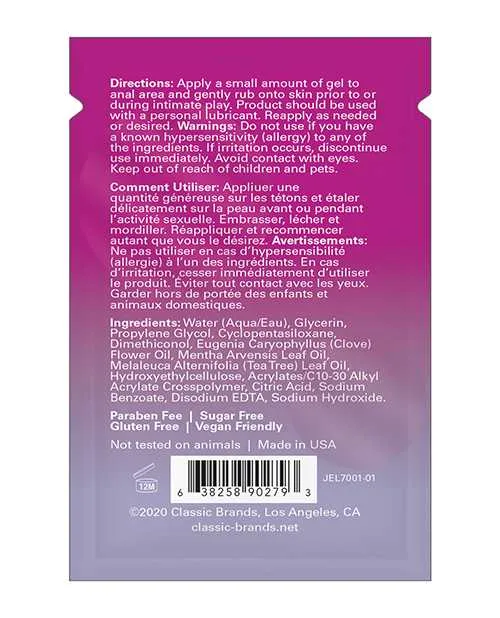 Male Sex Toys Jelique Hiney Helper Foil 1 ml Pack of 24 Male Sex Toys Jelique Hiney Helper Foil 1 ml Pack of 24