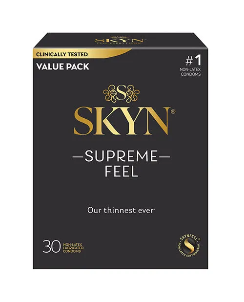 Male Sex Toys Lifestyles SKYN Supreme Feel Condoms Pack of 30 Lifestyles