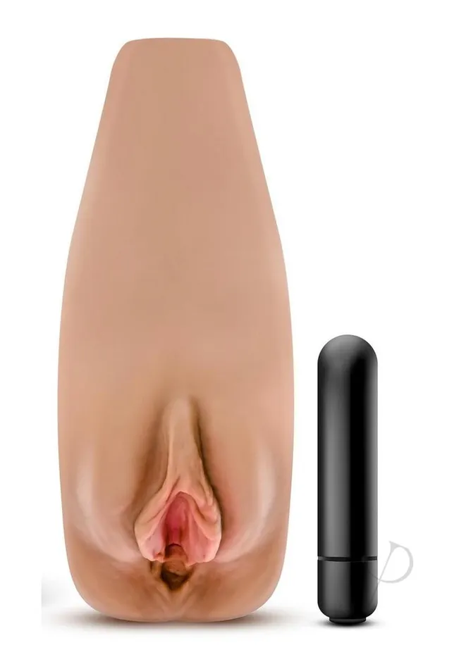 Male Sex Toys M Elite M Elite Soft and Wet Natasha Realstic Vagina Masturbator Caramel