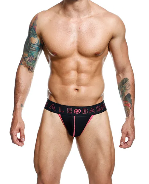 Male Sex Toys Malebasics Male Basics Neon Thong Coral LG