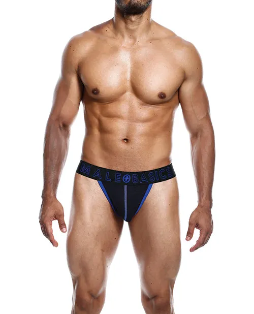 Male Sex Toys Malebasics Male Basics Neon Thong Royal MD