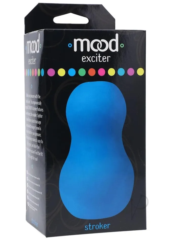 Male Sex Toys Mood Mood Exciter Ultraskyn Masturbator Blue