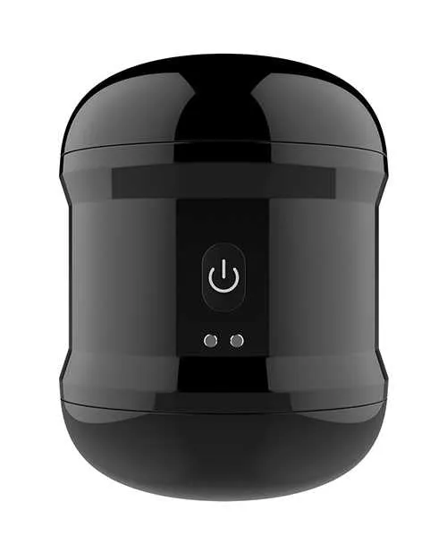 Male Sex Toys Nasstoys Dynamo Rechargeable Dual End Vibrating Masturbator Cup Black