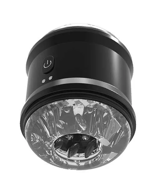Male Sex Toys Nasstoys Dynamo Rechargeable Dual End Vibrating Masturbator Cup Black