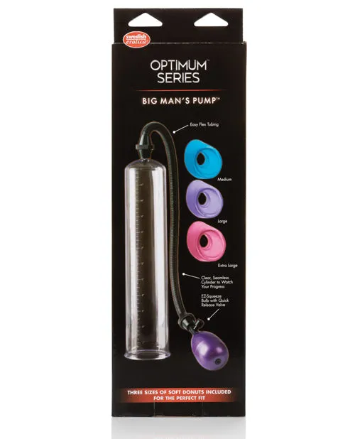 Male Sex Toys Optimum Series Optimum Series Big Mans Pump Clear Male Sex Toys Optimum Series Optimum Series Big Mans Pump Clear