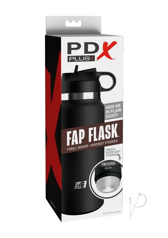 Male Sex Toys PDX Plus Fap Flask Thrill Seeker Stroker FrostedBlack Pdx Plus Male Sex Toys PDX Plus Fap Flask Thrill Seeker Stroker FrostedBlack Pdx Plus