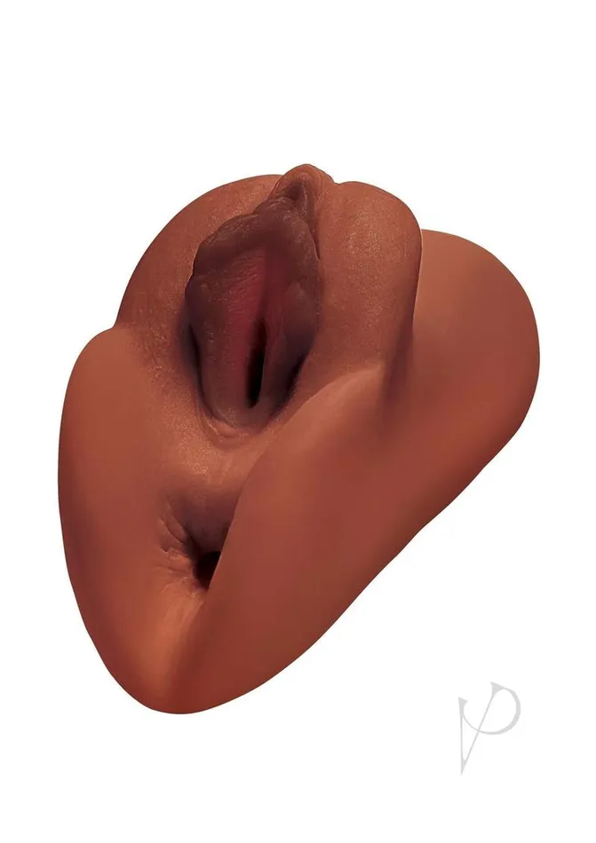 Male Sex Toys PDX Plus Perfect Pussy Double Stroker Chocolate Pdx Plus