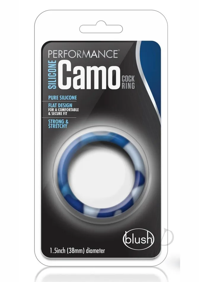 Male Sex Toys Performance Performance Silicone Camo Cock Ring Blue Camouflage Male Sex Toys Performance Performance Silicone Camo Cock Ring Blue Camouflage