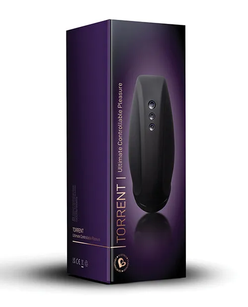 Male Sex Toys Rocks Off Torrent Vibrating Stroker Black