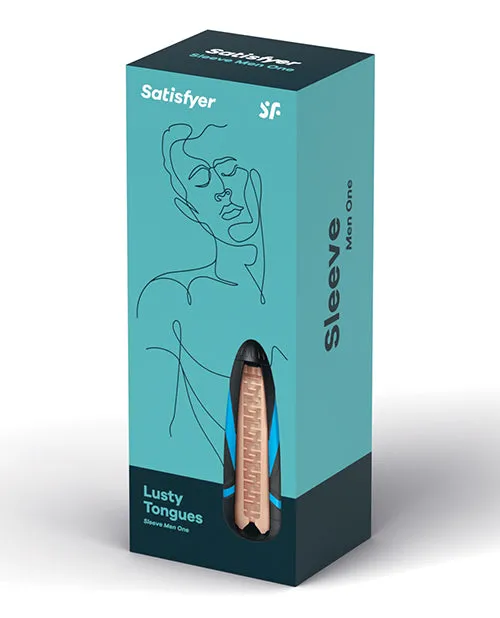 Male Sex Toys Satisfyer Satisfyer Men Lusty Tongues Sleeve Male Sex Toys Satisfyer Satisfyer Men Lusty Tongues Sleeve