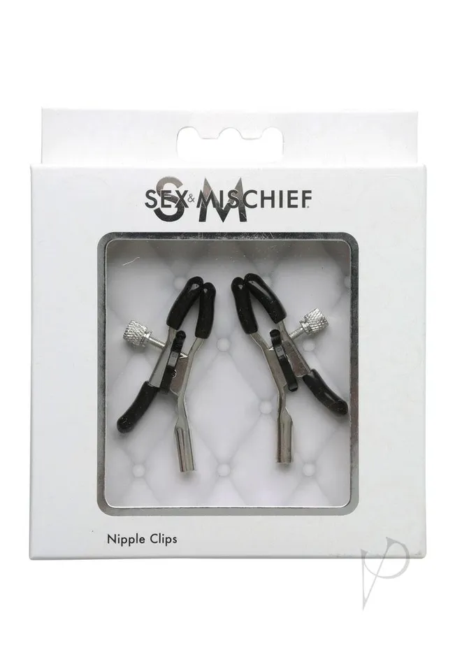 Male Sex Toys Sex And Mischief Sex and Mischief Adjustable Nipple Clips