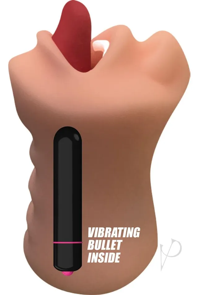 Male Sex Toys Skinsations Hum Job Vibrating Mouth Stroker Vanilla Skinsations