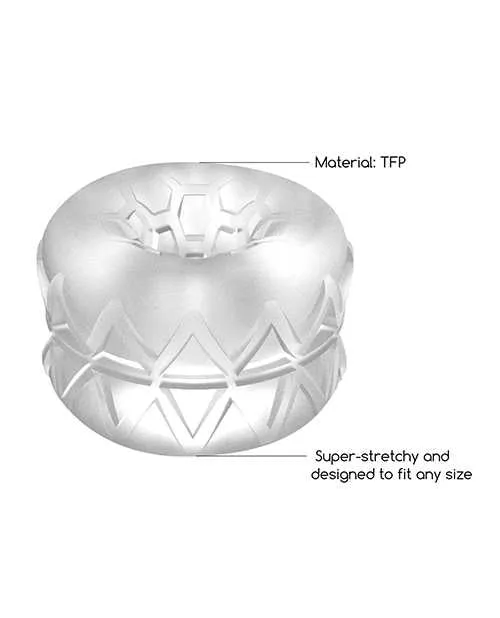 Male Sex Toys Sono Shots Sono No 92 Reversible Textured Masturbator Transparent Male Sex Toys Sono Shots Sono No 92 Reversible Textured Masturbator Transparent