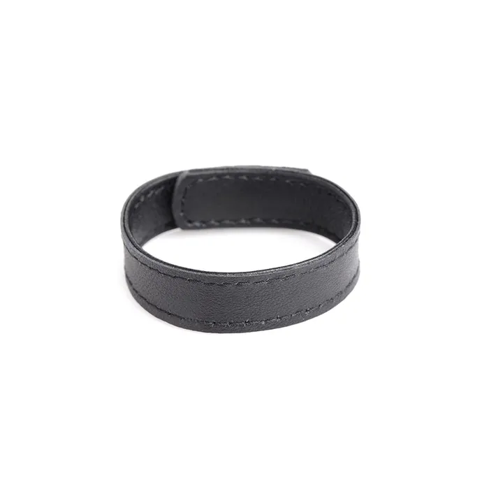 Male Sex Toys Strict Leather Leather and Velcro Cock Ring
