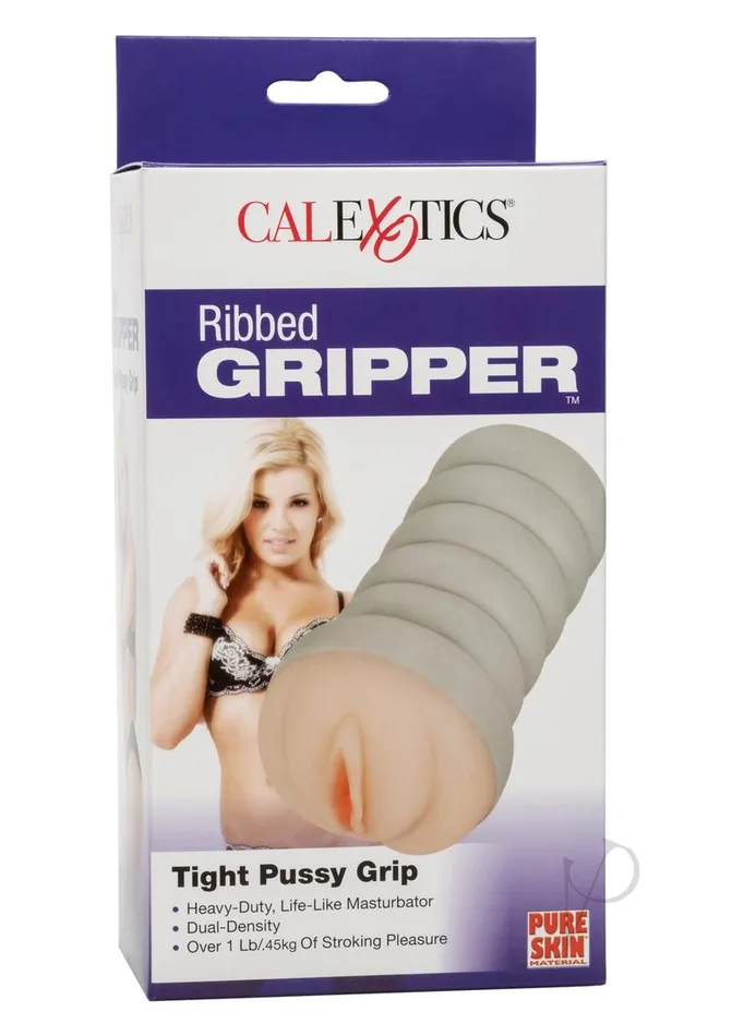 Male Sex Toys The Gripper Ribbed Gripper Dual Density Textured Masturbator Pussy Vanilla Male Sex Toys The Gripper Ribbed Gripper Dual Density Textured Masturbator Pussy Vanilla