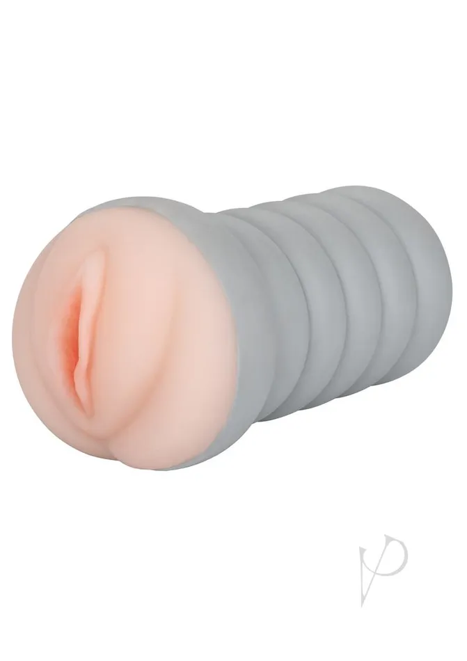 Male Sex Toys The Gripper Ribbed Gripper Dual Density Textured Masturbator Pussy Vanilla