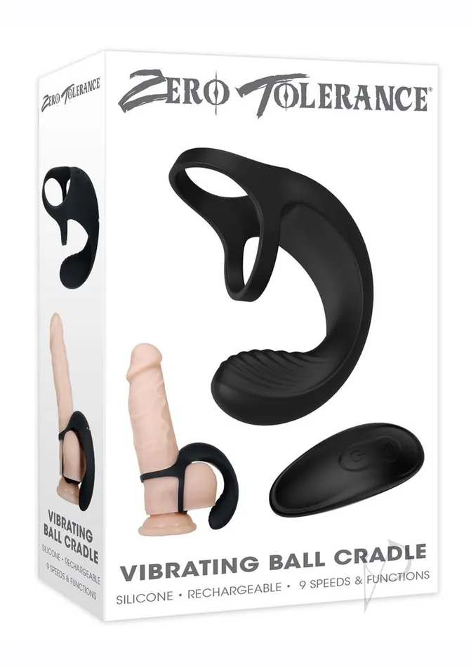 Male Sex Toys Zero Tolerance Vibrating Ball Cradle Silicone Rechargeable Cock Ring with Remote Control Black Zero Tolerance Male Sex Toys Zero Tolerance Vibrating Ball Cradle Silicone Rechargeable Cock Ring with Remote Control Black Zero Tolerance