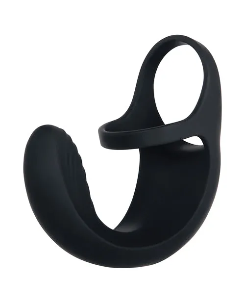 Male Sex Toys Zero Tolerance Vibrating Ball Cradle Silicone Rechargeable Cock Ring with Remote Control Black Zero Tolerance