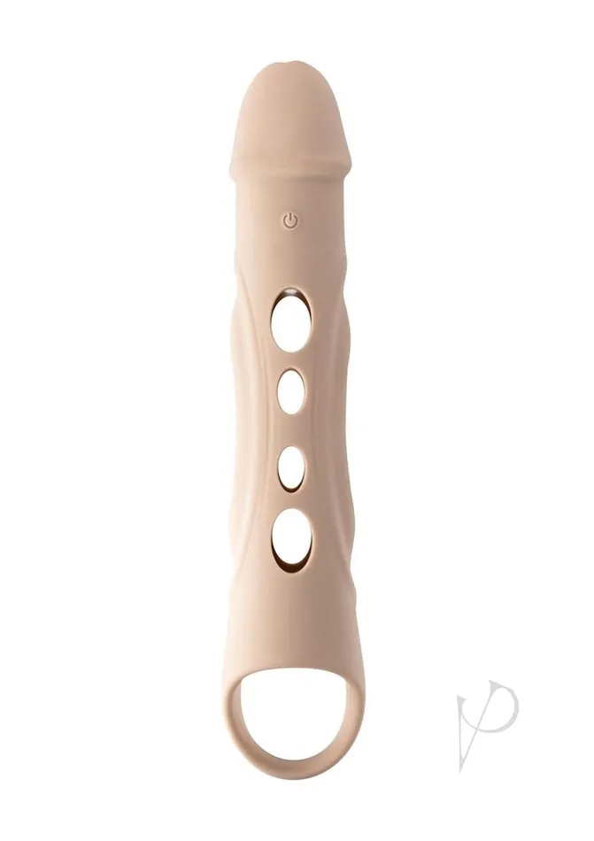 Male Sex Toys Zero Tolerance Zero Tolerance Big Boy Extender Rechargeable Silicone Penis Extension with Remote Control Vanilla