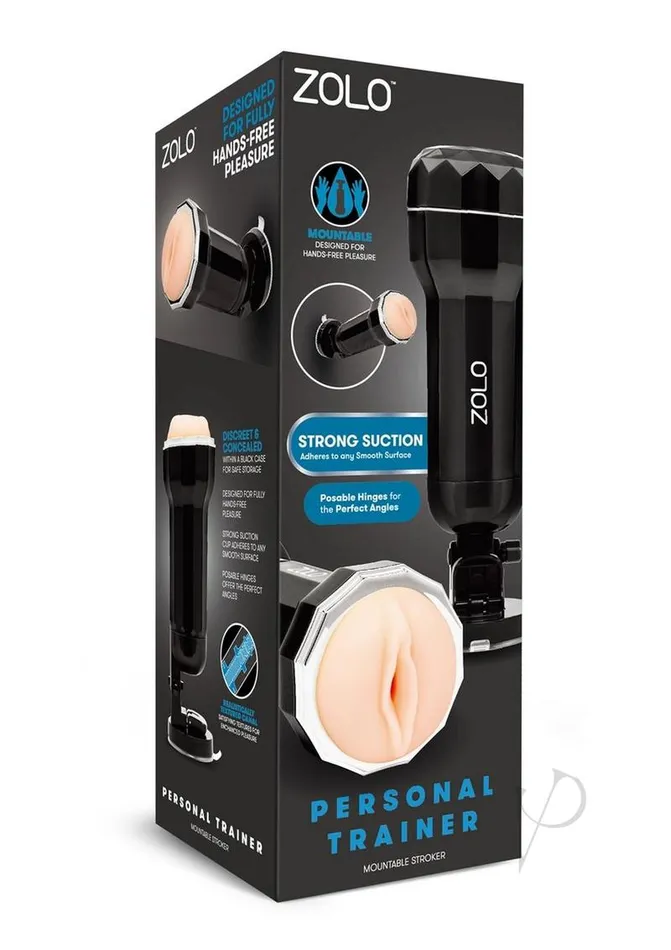 Male Sex Toys Zolo Original Mount Discreet Stroker Black Zolo