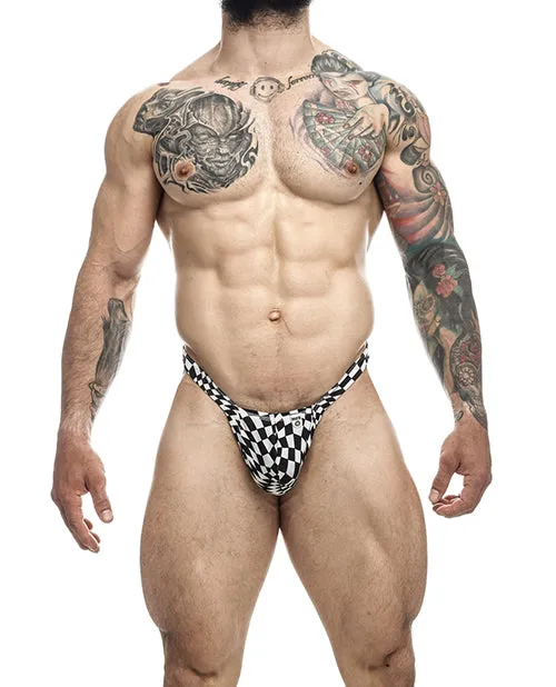 Malebasics Male Sex Toys Male Basics Y Buns Thong Checkers LG