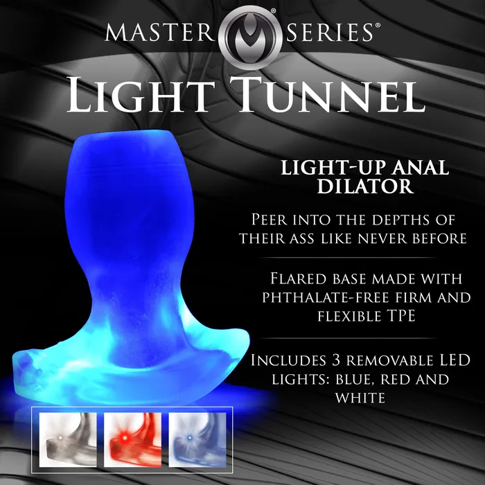 Master Series Anal LightTunnel LightUp Anal Dilator
