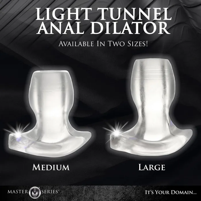 Master Series Anal LightTunnel LightUp Anal Dilator