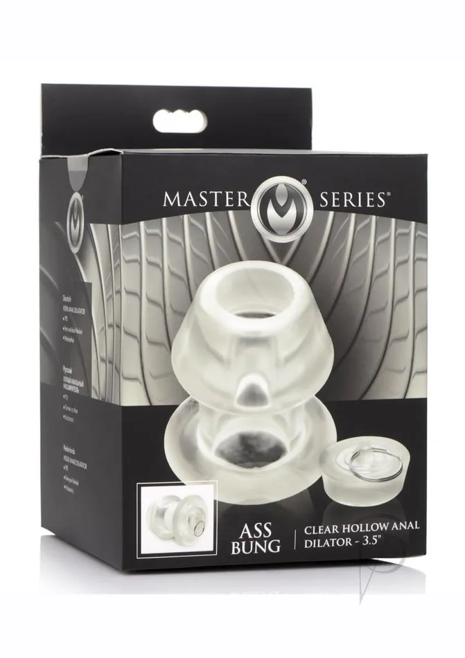 Master Series Ass Bung Clear Hollow Anal Dilator 35in Large Master Series Male Sex Toys Master Series Ass Bung Clear Hollow Anal Dilator 35in Large Master Series Male Sex Toys